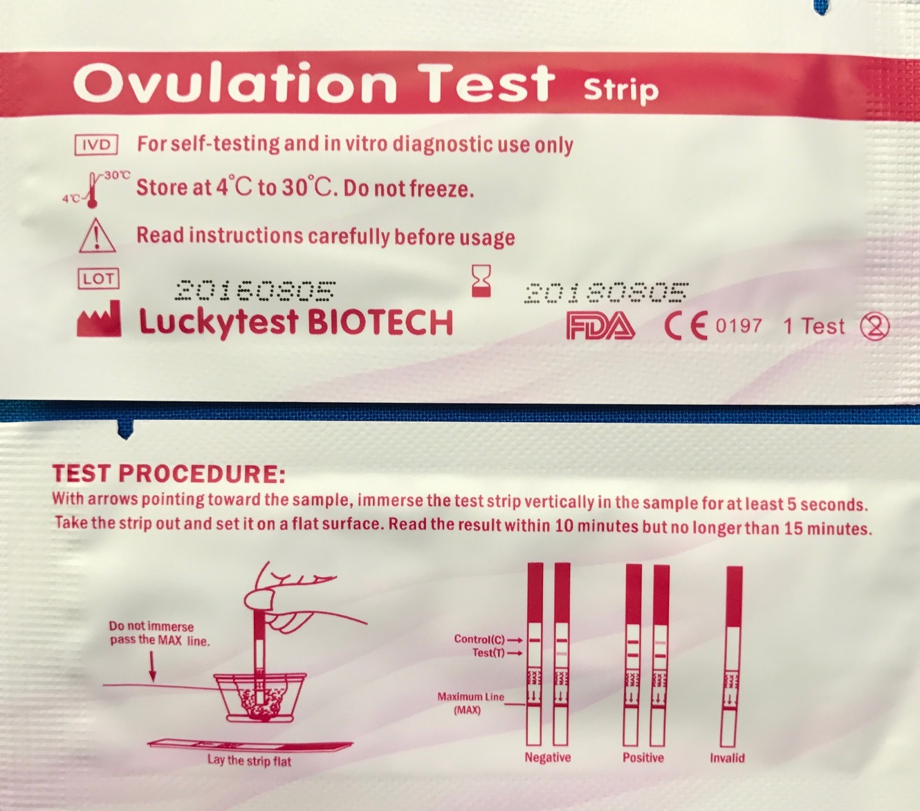 ラッキーテスト排卵検査薬-推奨使用期限2027年12月